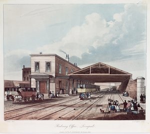 The Railway Office, Liverpool by Thomas Talbot after Bury